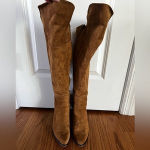 Free People vegan leather over the knee boot